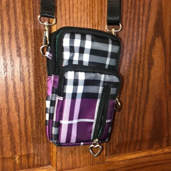 Purple and Black Mini Bag - Picture 1 of 15